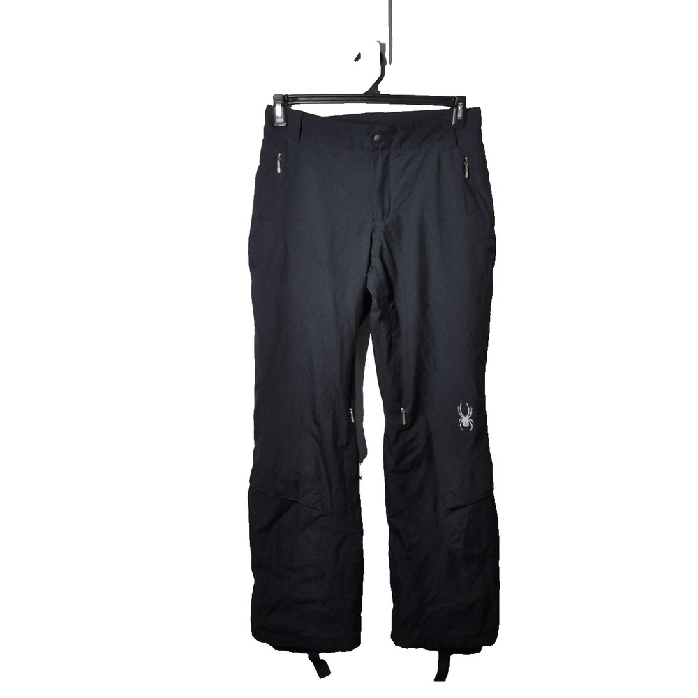 Spyder Beauty Spylon  Pants Womens 8 Black Ski Snow Waterproof Insulated